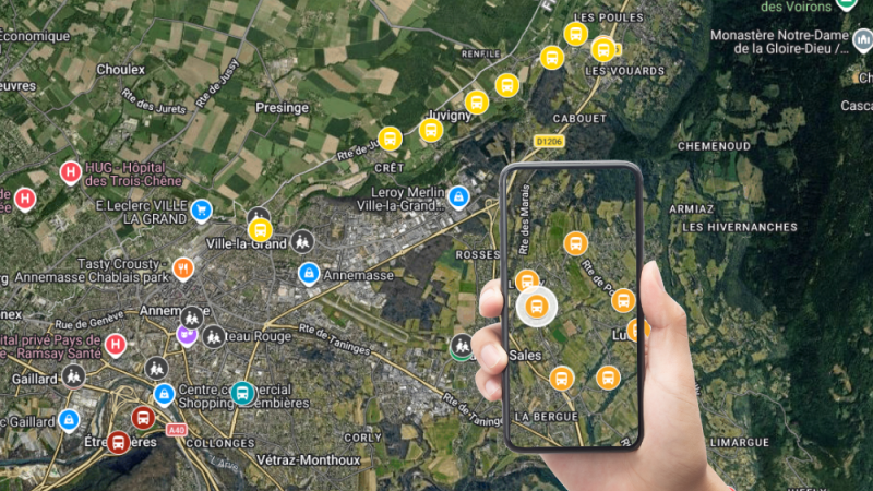 Carte interactive